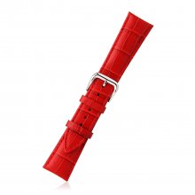 Crocodile Split Leather Buckle Watch Bands Straps For Apple Watch 38mm&42mm Red