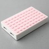 Le touch 4000mAh Universal Power Stone Power Bank Double USB for iPhone iPad Smart Phone Tablet- Pink