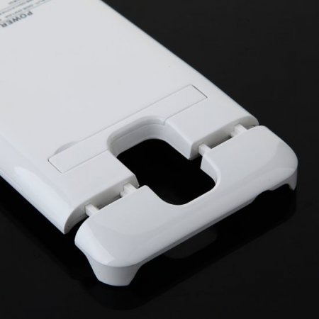 3800mAh External Battery Case Cover Power Bank for Samsung Galaxy S5 White