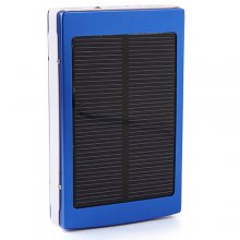 13800mAh Dual-USB Solar Charger Power Bank 3-color