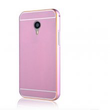 Ultrathin High Quality Metal Case Protective Case for MEIZU MX4 Pro Smartphone Pink
