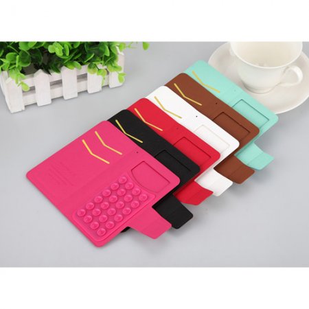 Universal 3.5-4.0 inch Protective Sucker Stand Leather Case Cover for Smartphones