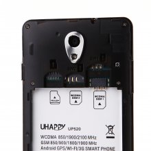 UHAPPY UP520 Smartphone 1GB 8GB Android 4.4 MTK6582 5.0 Inch QHD Screen OTG Black