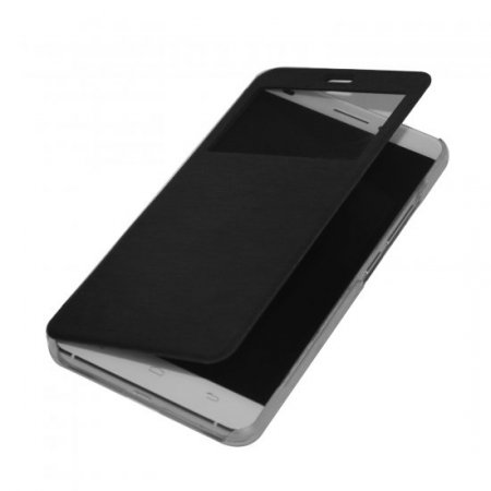 Original Protective Case S-view Flip Cover Case for Oukitel U8 Smartphone Black