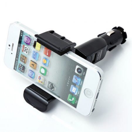 Carmount + Universal Charging For Smart Phone 360° Degrees Adjustable DC5V 1.5A