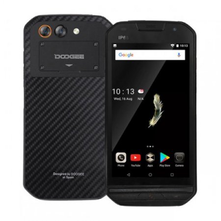 DOOGEE S30 2GB RAM 16GB ROM MTK6737 1.3GHz Quad Core 5.0 Inch IPS HD Screen IP68 Waterproof Dual Camera Android 7.0 4G LTE Smartphone