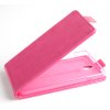 Protective PU Leather Flip Case for Foxconn InFocus M512 Smartphone Rosy