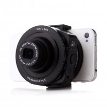AMKOV Sangmax SP-W501 Wireless WiFi Direct 5X Zoom 14MP Lens Camera Self-timer Black