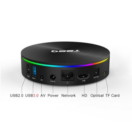 4GB 32GB/64GB DDR3 Amlogic T95Q Android 9.0 TV BOX 4K Media Player S905X2 Quad Core 2.4G&5GHz Dual Wifi BT4.1 100M tv set box