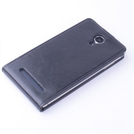 Flip Leather Cover Stand Case for ECOO E02 Pro Shinning Smartphone Black