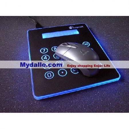 Slim Mousepad 3 Port USB HUB with Calculator For PC