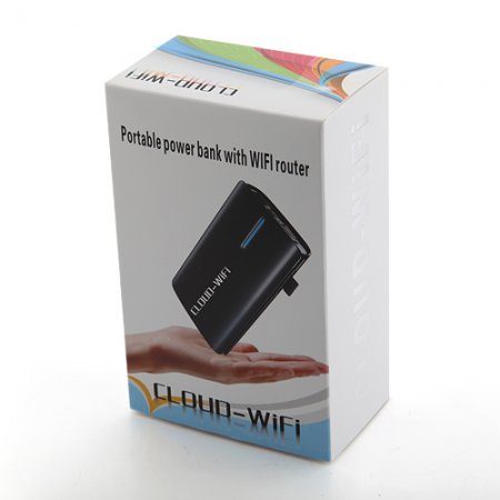 5000mAh Portable Power Bank with WiFi Router for iPhone iPad Samsung Smartphone