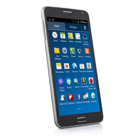 M-HORSE N9000W Smartphone Android 4.2 MTK6572W 5.5 Inch Air Gesture GPS 3G - Black