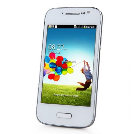 Brand New M-HORSE S4 mini Smartphone Android 2.3 SC6820 4.0 Inch WIFI FM - White