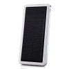 12800mAh Power Bank Solar Charger for iPad iPhone Smartphone White