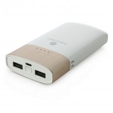 ADO KPOW8 9000mAh QC2.0 Two-way Quick Charge Power Bank Dual USB Output White