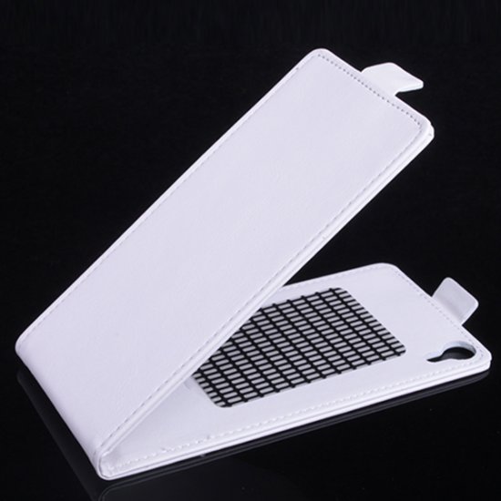 Leather Flip Cover Case Protect Case for UMI Zero Smartphone White