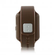MIFone W15 2.5D Sapphire Glass Smart Bluetooth Watch 1.5" Screen TPSiV Safe Strap Brown