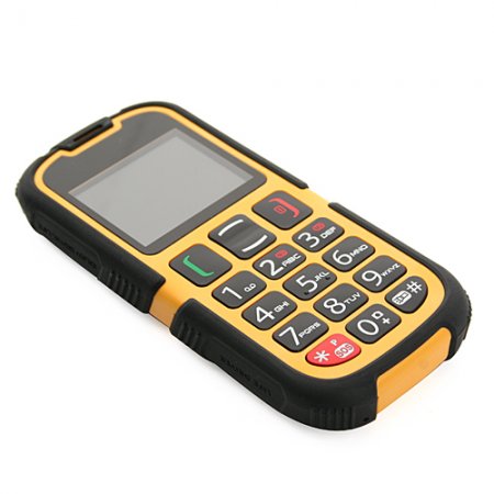 W28 IP67 Phone with Russian & English Nicedial Dual SIM Card Bluetooth Camera Torch SOS