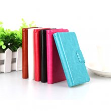 Universal 4.7-5.0 inch Protective Sucker Stand Leather Case Cover for Smartphones