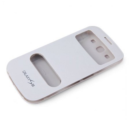 Protective Flip Cover For GALAXYS III Smartphone White