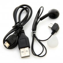 Atongm E1 Wireless Bluetooth 3.0 Earhook Headset Earphone Headphone White