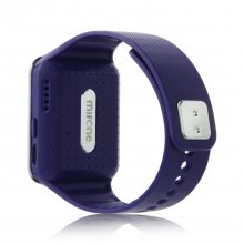 MIFone W15 2.5D Sapphire Glass Smart Bluetooth Watch 1.5"Screen TPSiV Safe Strap Purple