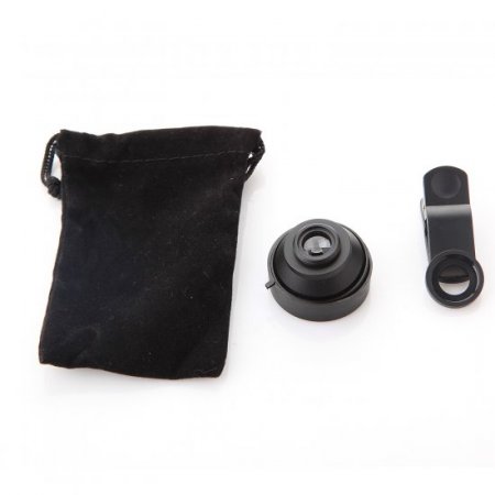 OD-005 Super Wide 0.4X Detachable Lens for Digital Camera & Smartphone Black