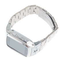 TW810 Watches Style Cell Phone IPS Screen Bluetooth Java Camera Silver