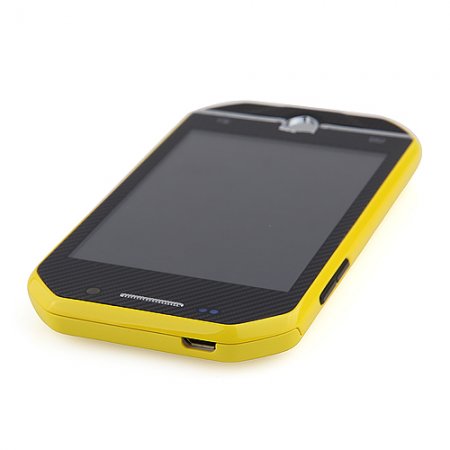 F599 Smartphone Android 2.3 MTK6515 3.4 Inch TFT Capacitive Screen - Yellow