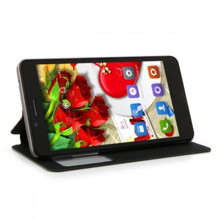 Mijue M5000 Smartphone Android 4.4 MTK6582 Quad Core 3G Gesture Sensor 5.0 Inch - Black