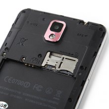 N3 Smartphone MTK6589 Quad Core Android 4.2 1GB 8GB 5.7 Inch IPS HD Screen- Pink