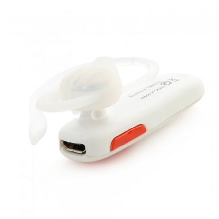 Atongm E1 Wireless Bluetooth 3.0 Earhook Headset Earphone Headphone White