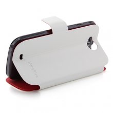 ZeroFire S-View Flip Cover Protective Stand Case for ThL W8S W8 Series Smartphone- White