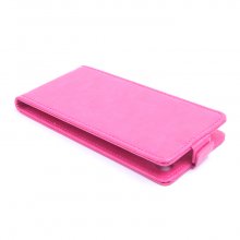 Leather Flip Cover Case Stand for Cubot X9 Smartphone Pink