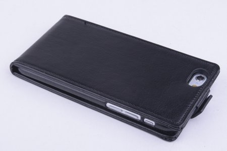 4.7Inch Protective PU Leather Flip Case for iPhone 6 Smartphone Black
