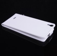 Leather Flip Cover Case Protect Case for UMI Zero Smartphone White