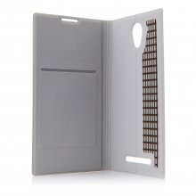 Original Protective Flip Cover Case for ZOPO ZP920 SmartPhone - White