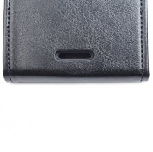 Leather Flip Cover Case Protect Case for InFocus M530 Smartphone Black