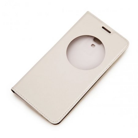 Original Protective Case S-View Flip Cover for DOOGEE Iron Bone DG750 Smartphone White