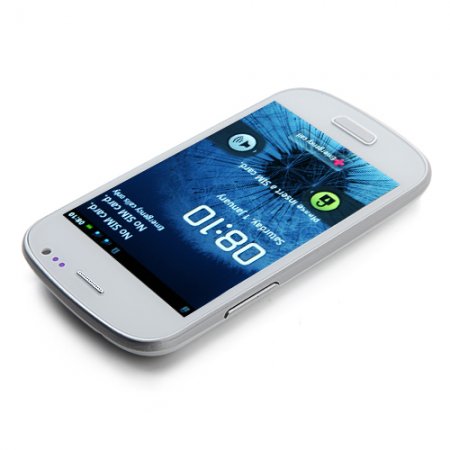 Mini I9300 Smartphone Android 2.3 SC8810 1.0GHz 4.0 Inch WiFi FM -White
