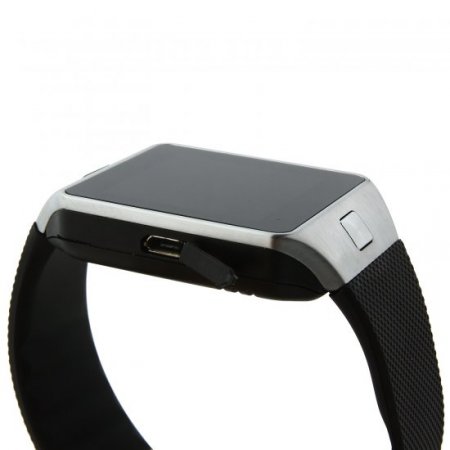 Otium Gear S Watch Style Phone Single SIM Card BT Sync Pedometer Sleep Moniter Black