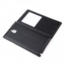 Protective Flip Cover Case for Samsung GALAXY Note 3 Smartphone Black