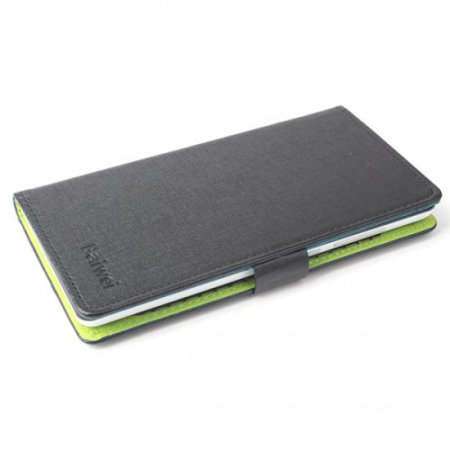 Fashion Leather Flip Case Cover for KINGZONE K1 Smartphone Black