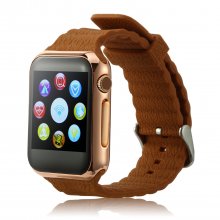 Marknano V9 Smart Watch Phone Bluetooth Watch 1.54 inch Touch Screen Heart Rate Brown