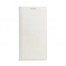 Cool Cross Pattern Leather Flip Case Built-in Magnetic for ONEPLUS 2 Smartphone White