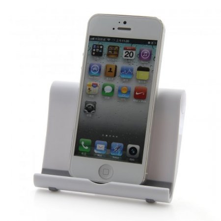 XWJ-5178 Universal Stents for Mobile Phone Tablet PC Rotate 270 degrees White