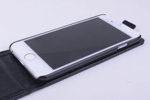 4.7Inch Protective PU Leather Flip Case for iPhone 6 Smartphone Black