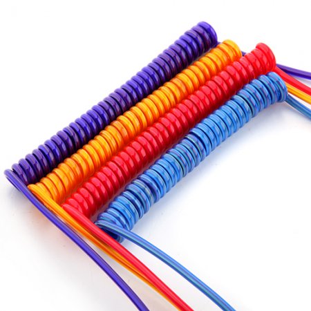 1m Luminous Spring Wire USB Cable for Samsung 4-color