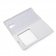 Protective Flip Cover Case for Samsung GALAXY S5 Smartphone White